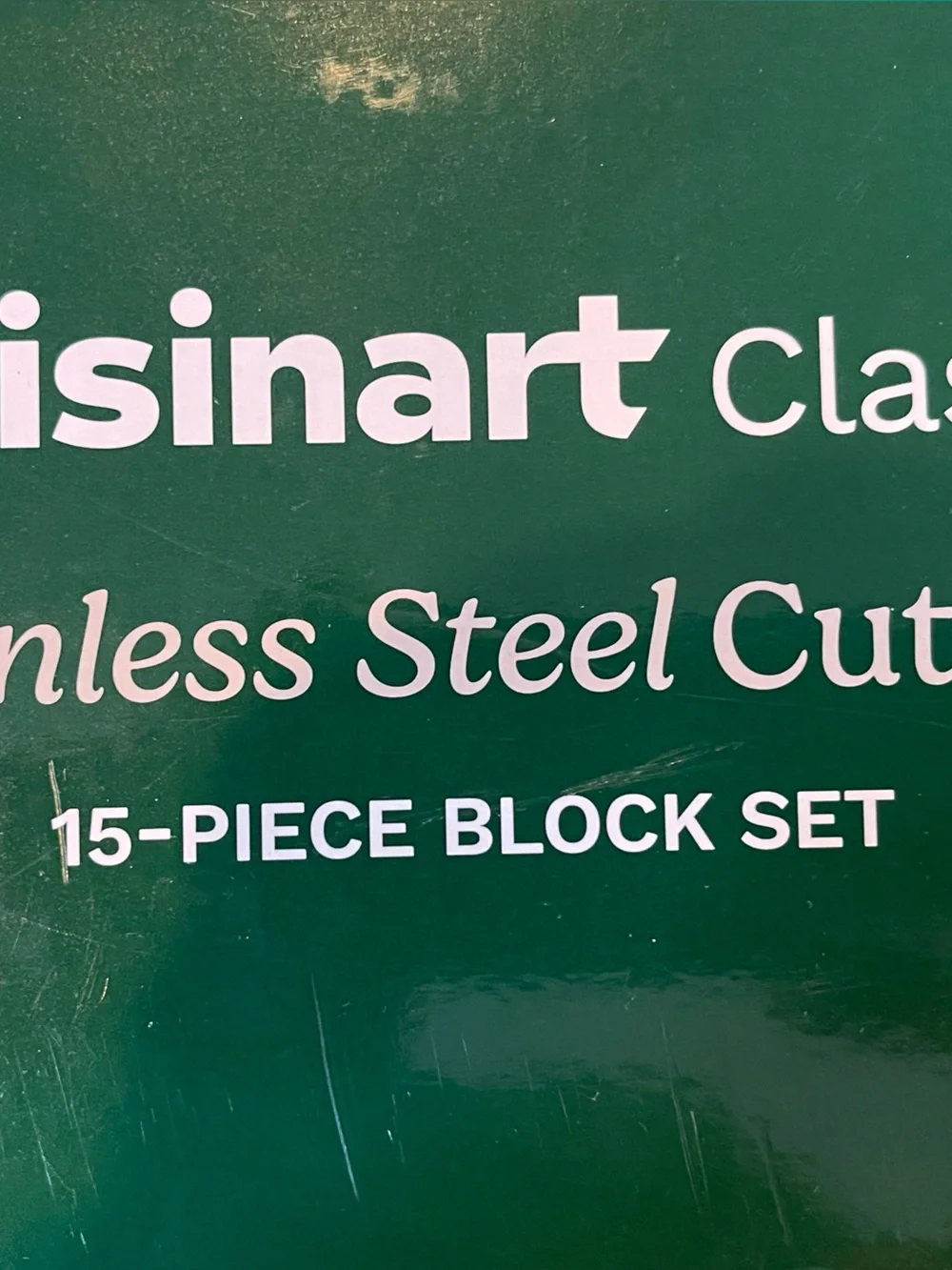 Cuisinart Gold Stainless Steel 15-Piece Knife Block Set